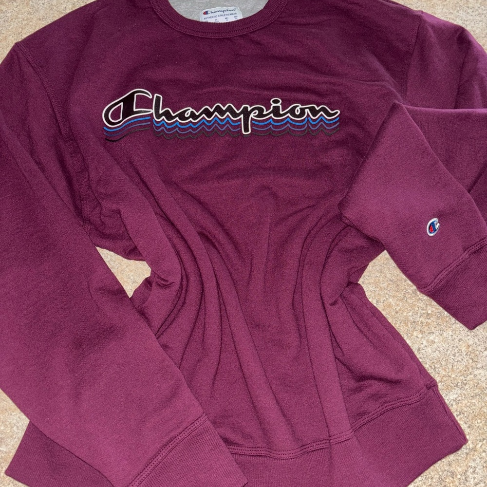 Champion Women's Maroon Sweatshirt